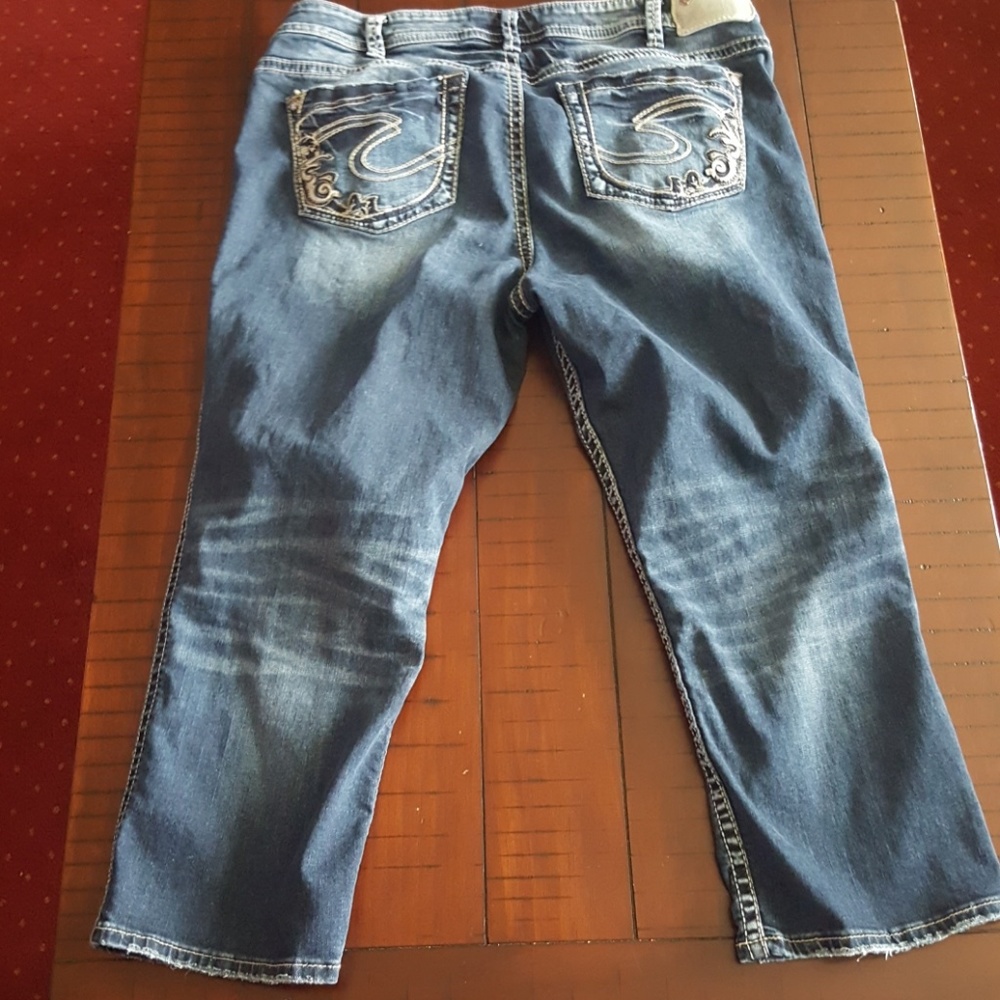 Silver jeans
